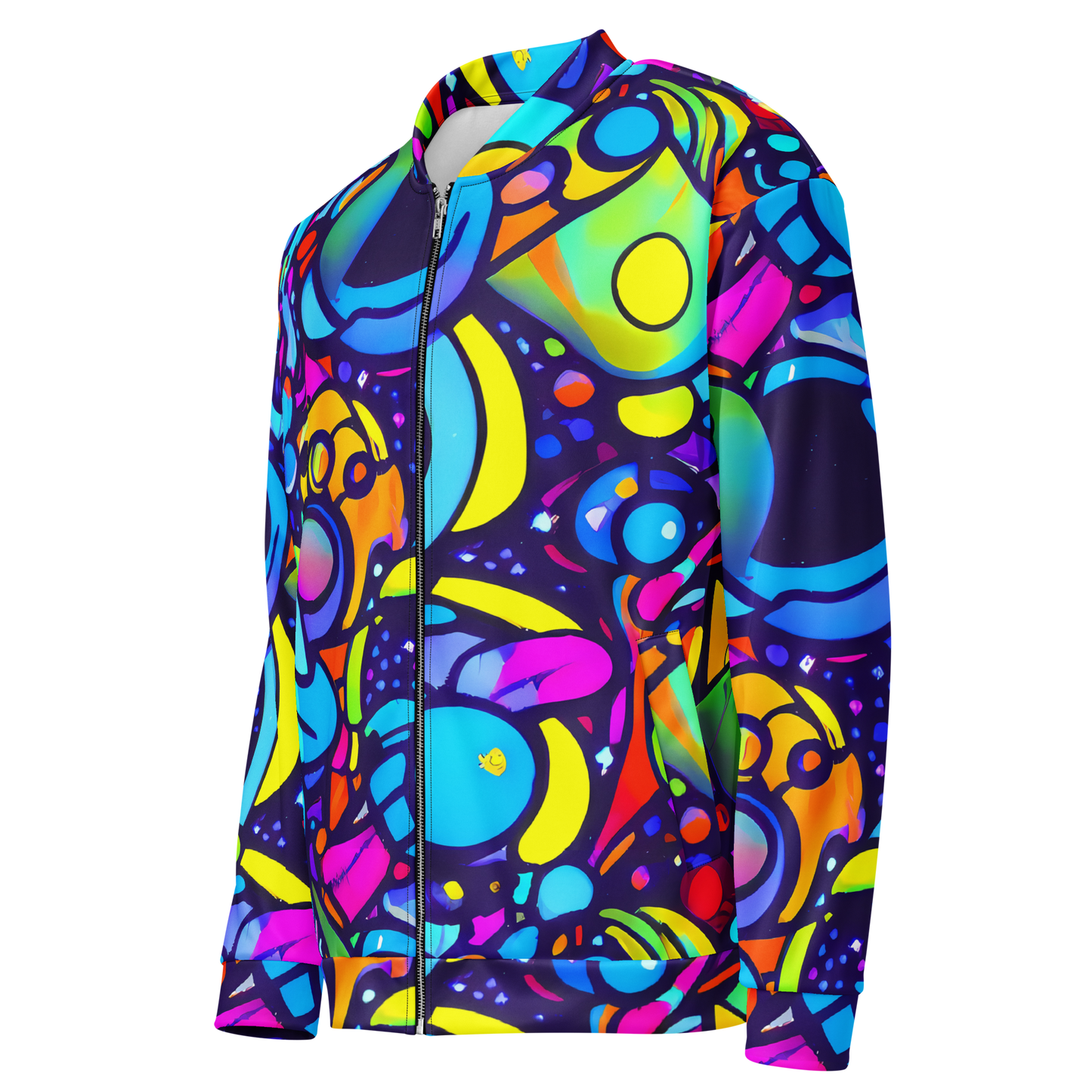 Bomber Jacket - Neon Graffscape