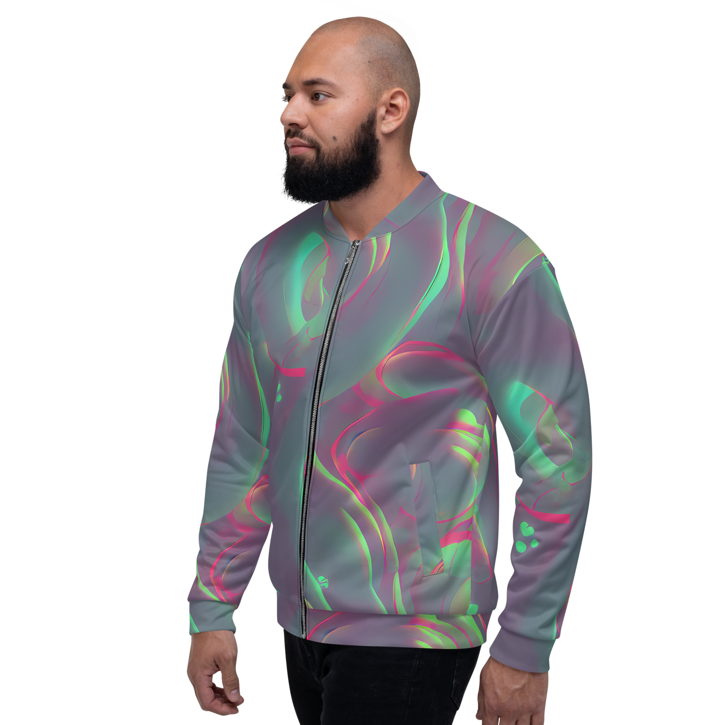 Bomber Jacket - Neon Whisper