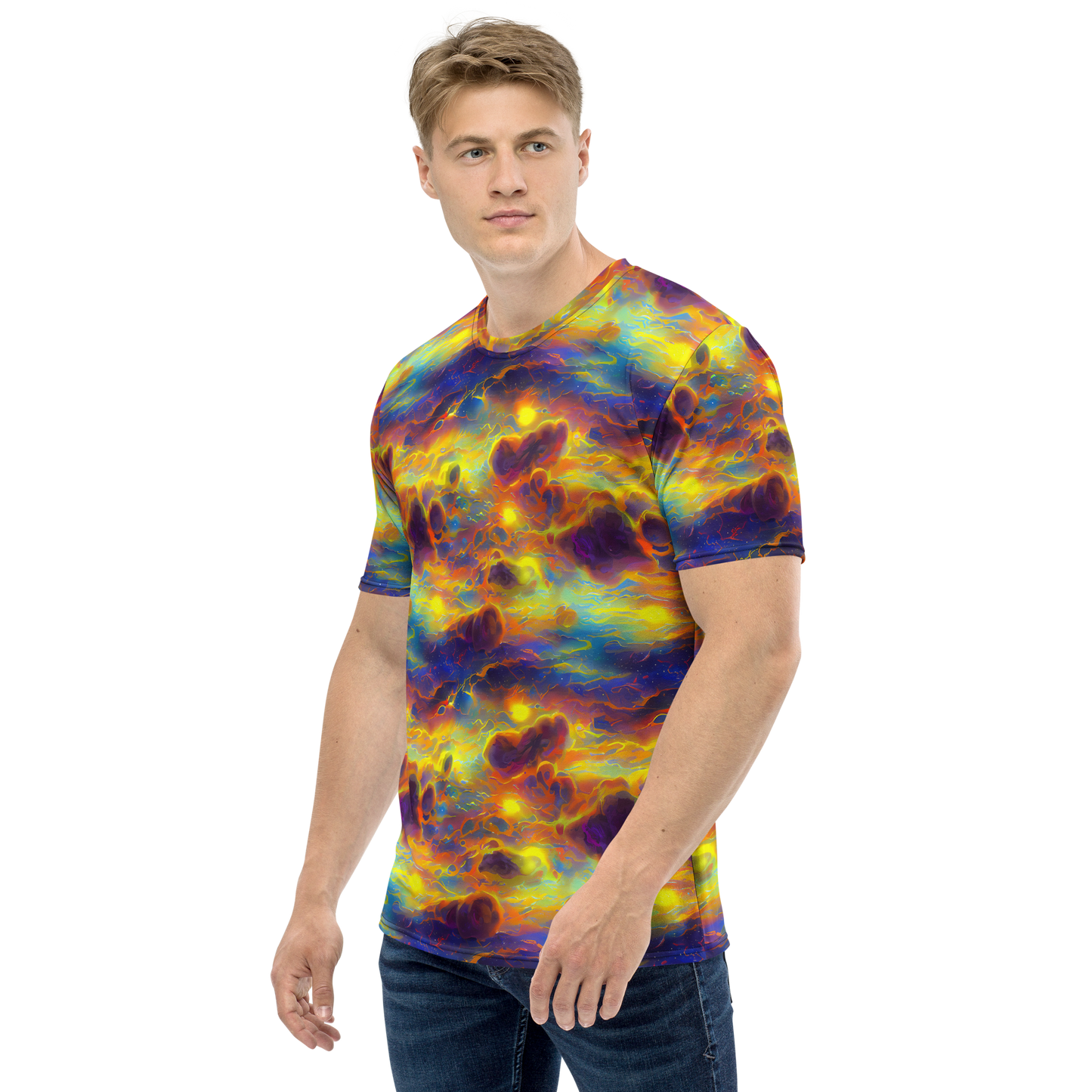 Men's Crew Neck T-Shirt - Averin's Nebula