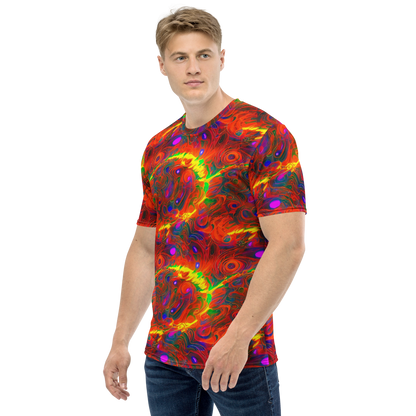 Men's Crew Neck T-Shirt - Blampied Blaze