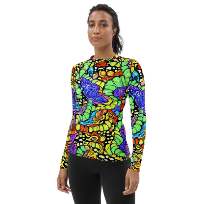 Women's Rash Guard - Frostwork Fantasy