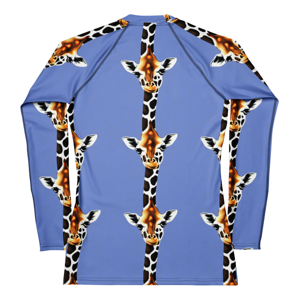 Women's Rash Guard - Giraffe Glow