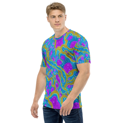 Men's Crew Neck T-Shirt - Mystic Waves