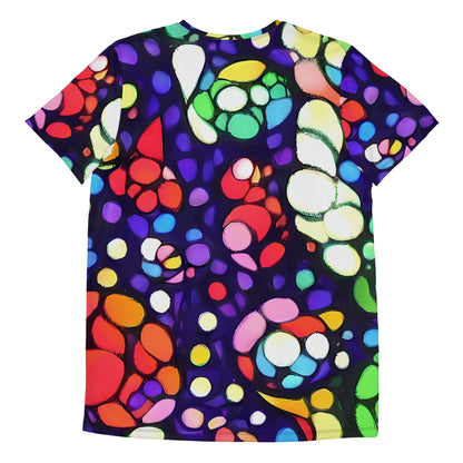 Men's Athletic T-Shirt - Bubble Fantasia