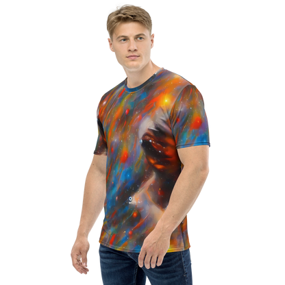 Men's Crew Neck T-Shirt - Painterly Void