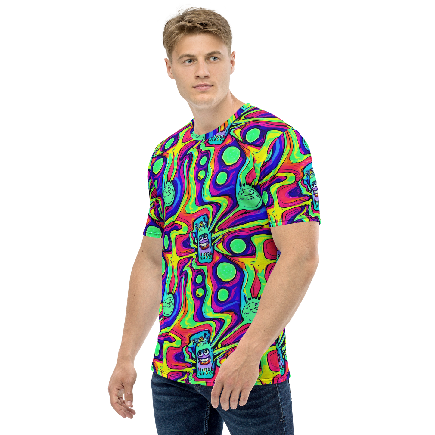 Men's Crew Neck T-Shirt - Frizzled Spirits