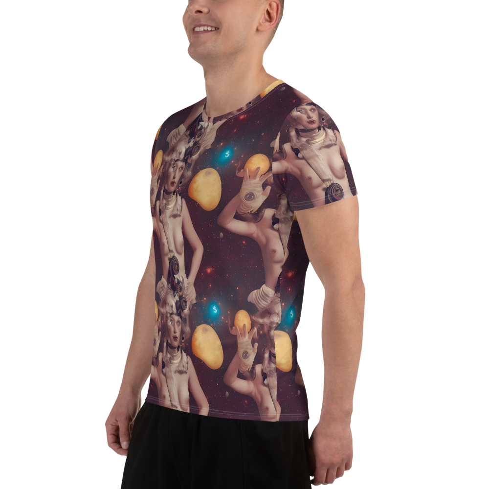 Men's Athletic T-Shirt - Nebula Siren