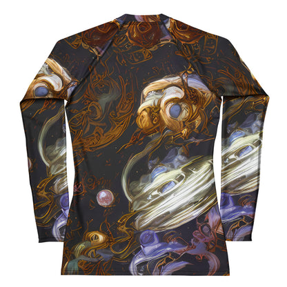 Women's Rash Guard - Bloemaert's Galaxy