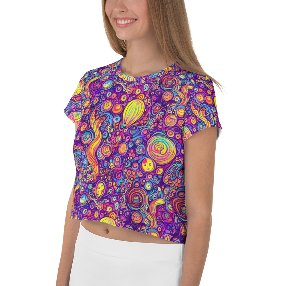 Women's Crop Tee - Festival of Whimsy