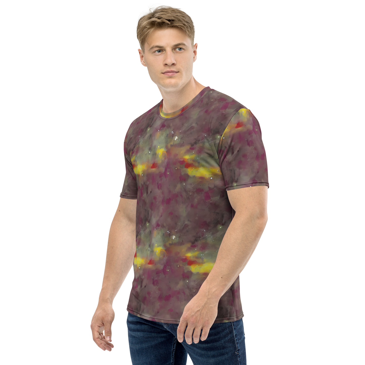 Men's Crew Neck T-Shirt - Whispers of Autumn