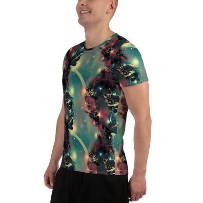 Men's Athletic T-Shirt - Galactic Serpent