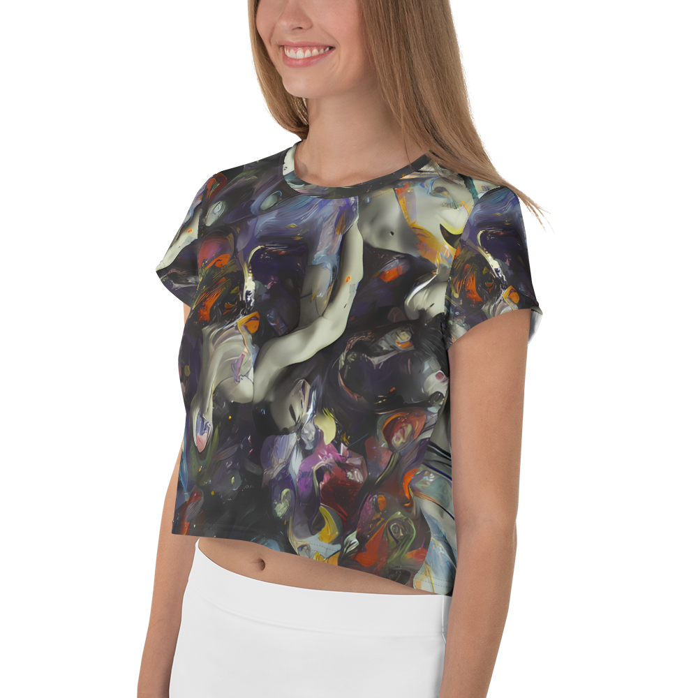 Women's Crop Tee - Dreamweaver's Canvas