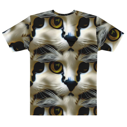 Men's Crew Neck T-Shirt - Feline Fancy