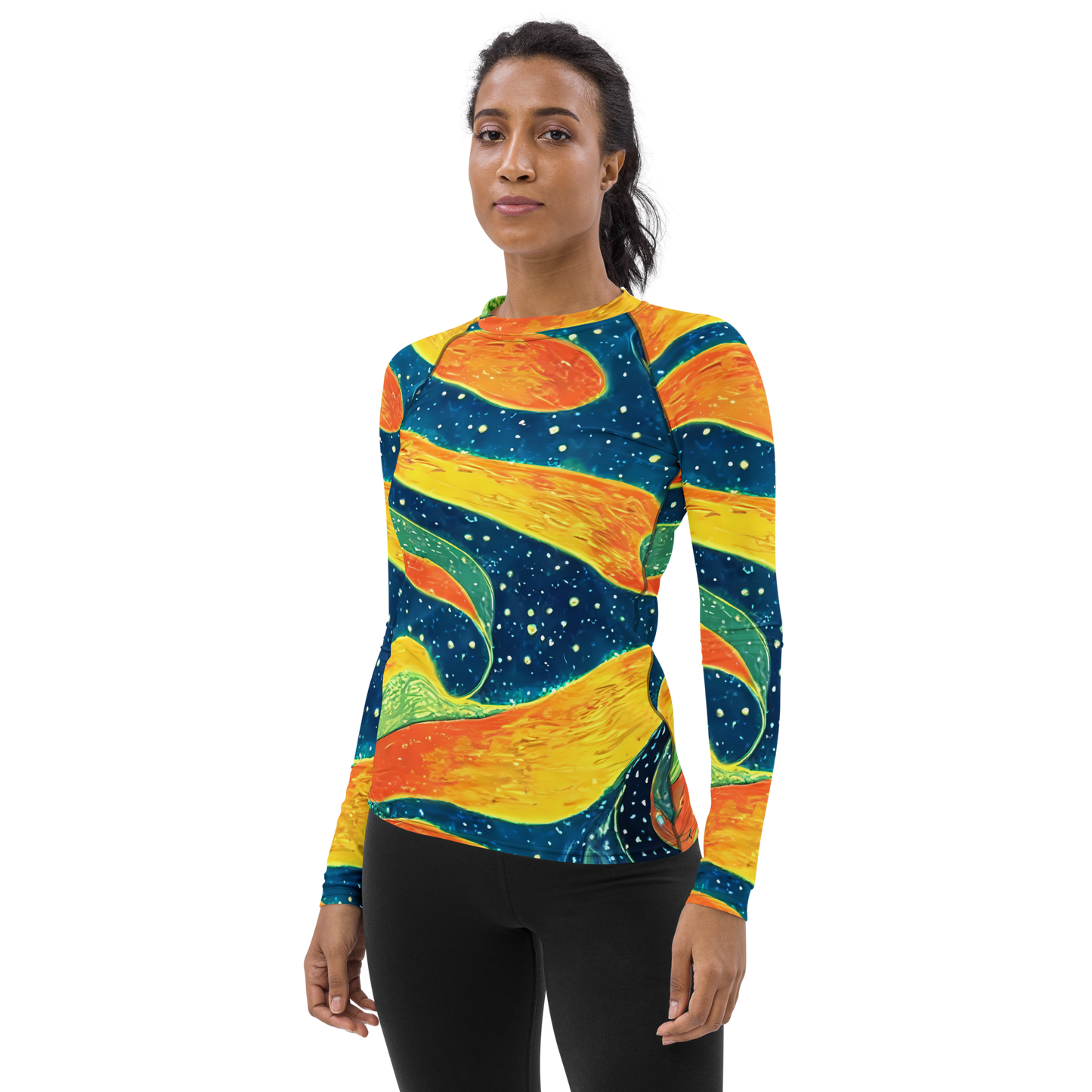 Women's Rash Guard - Celestial Harmony