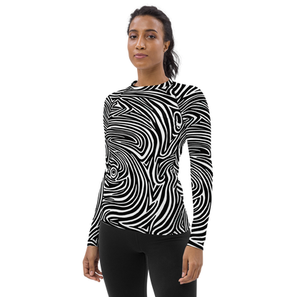 Women's Rash Guard - Vortex Veins