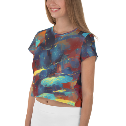 Women's Crop Tee - Journey Through Infinity