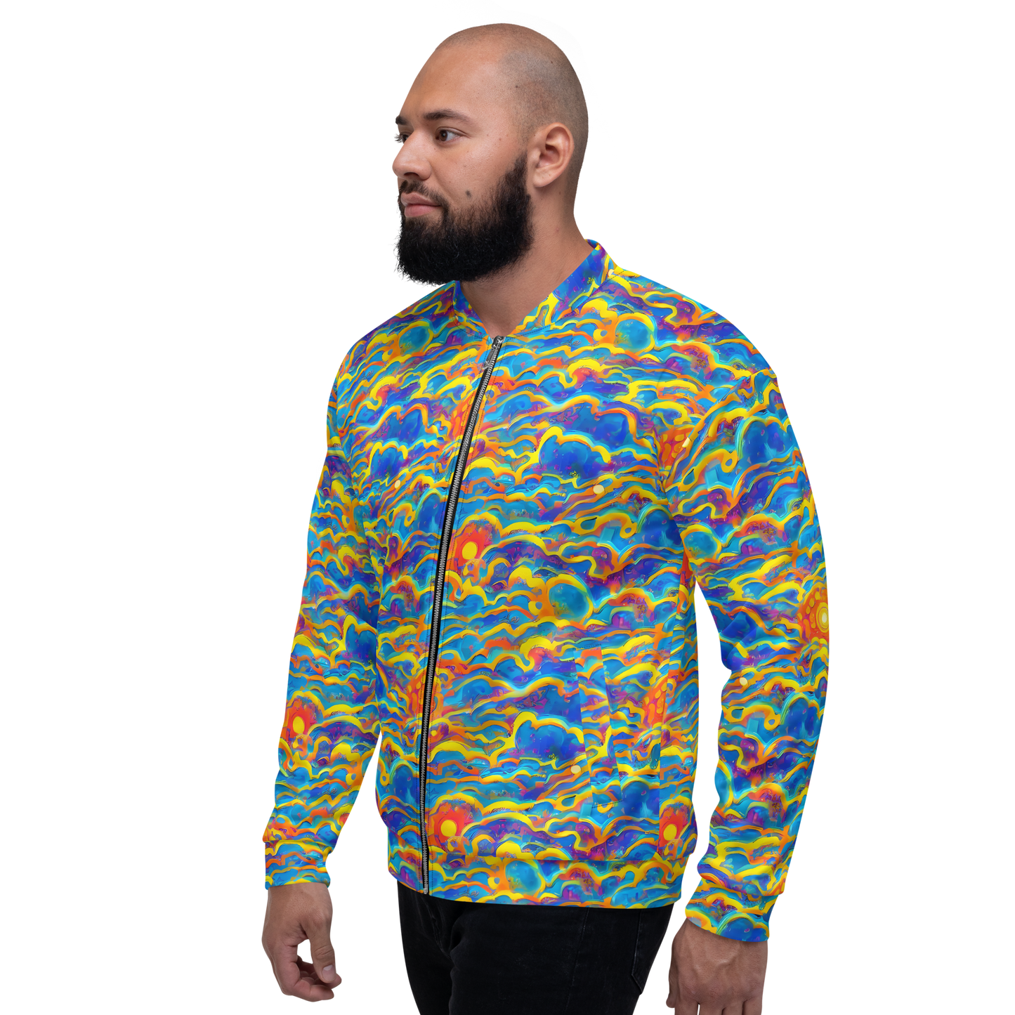 Bomber Jacket - Chroma Ripple