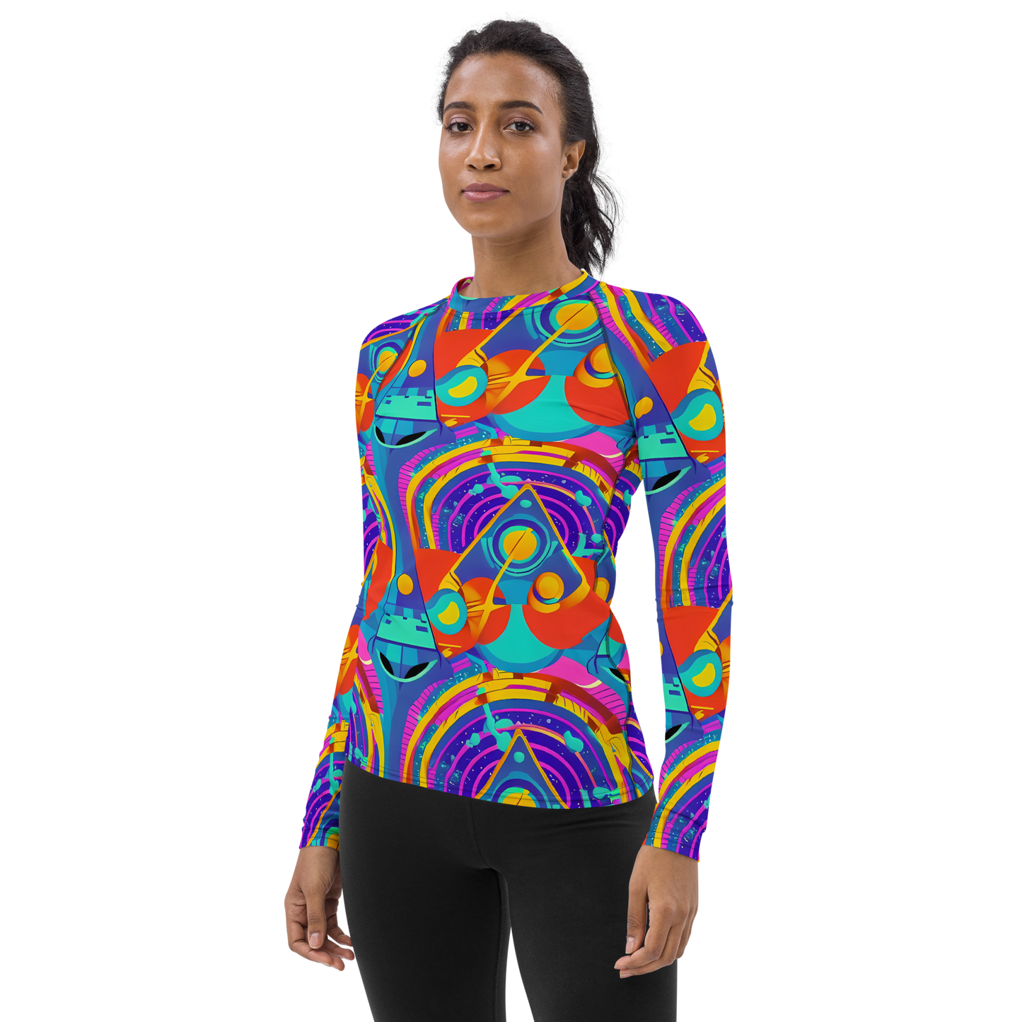 Women's Rash Guard - Blast of Color