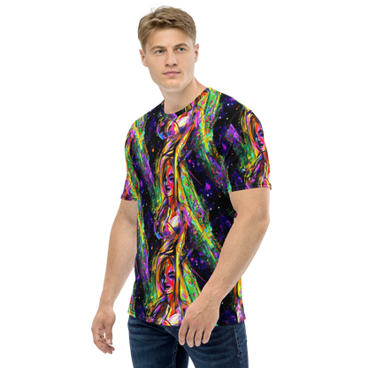 Men's Crew Neck T-Shirt - Galactic Flamenco