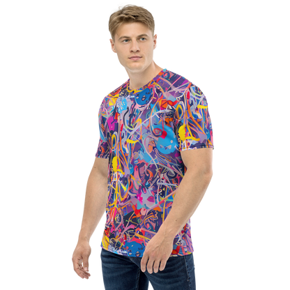 Men's Crew Neck T-Shirt - Vibrant Fusion