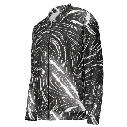 Bomber Jacket - Silver Swirl