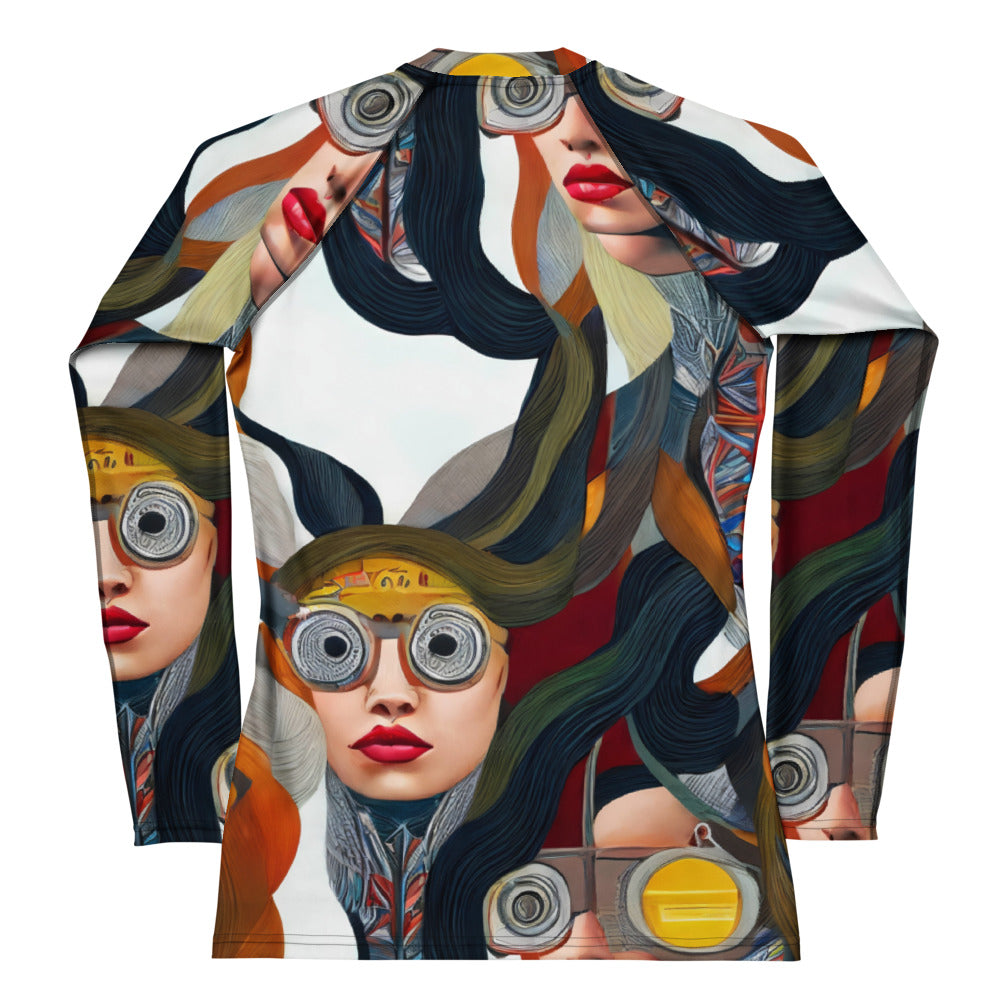 Women's Rash Guard - Analog Dreams
