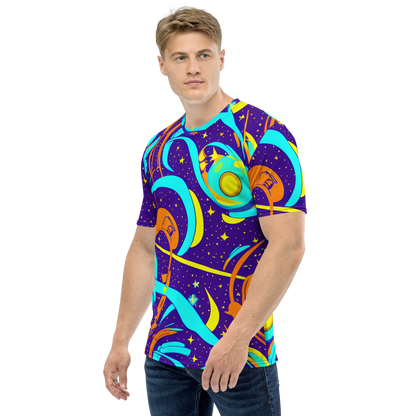 Men's Crew Neck T-Shirt - Stellar Swirl