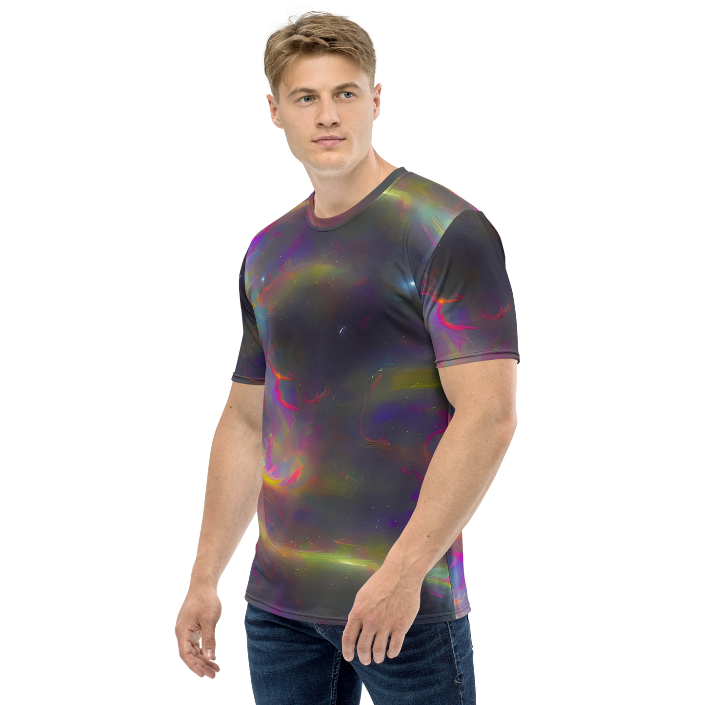 Men's Crew Neck T-Shirt - Etheric Echo