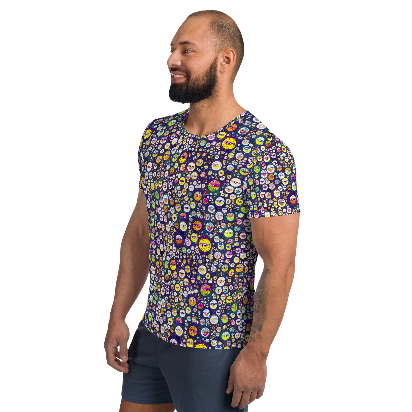 Men's Athletic T-Shirt - Whimsical Eyescape