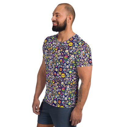 Men's Athletic T-Shirt - Whimsical Eyescape