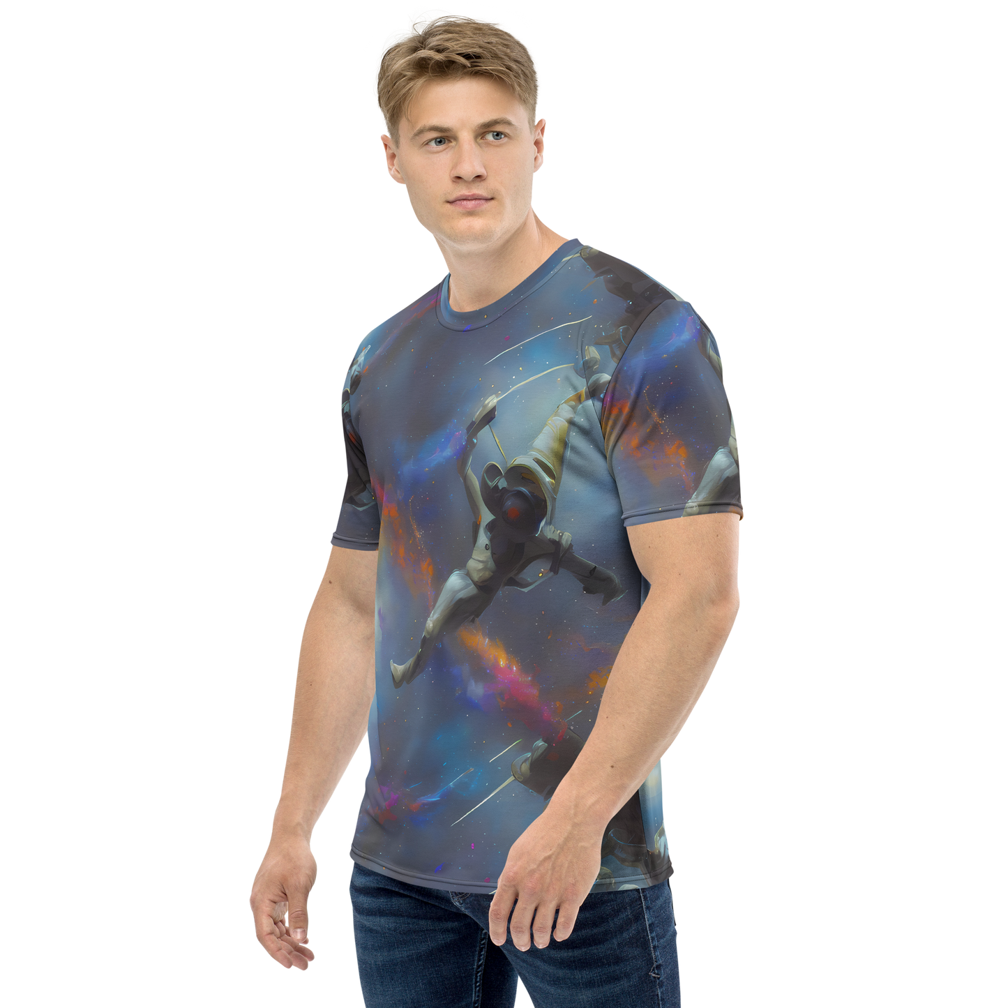 Men's Crew Neck T-Shirt - Gravity's Palette