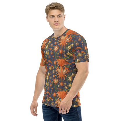 Men's Crew Neck T-Shirt - Stellar Blooms