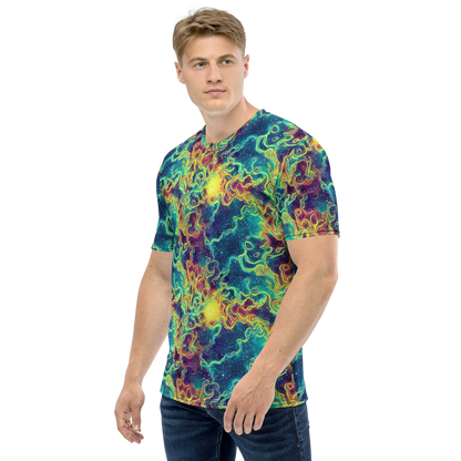 Men's Crew Neck T-Shirt - Echoed Pulses