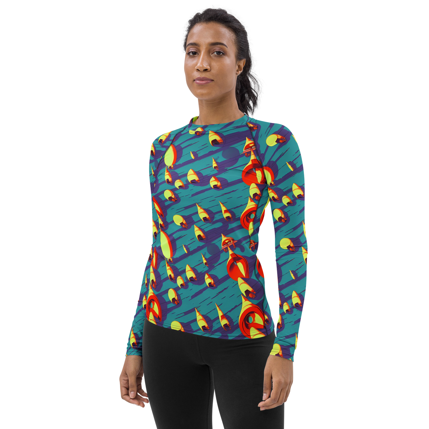 Women's Rash Guard - Sailor's Mirage