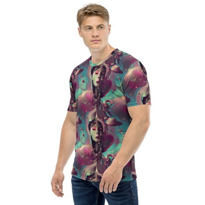 Men's Crew Neck T-Shirt - Nouveau Galaxy