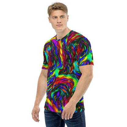 Men's Crew Neck T-Shirt - Calraet Swirl