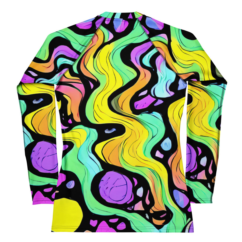 Women's Rash Guard - Sillman Swirl