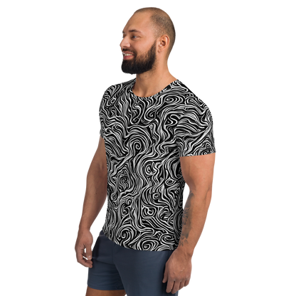 Men's Athletic T-Shirt - Inky Whispers