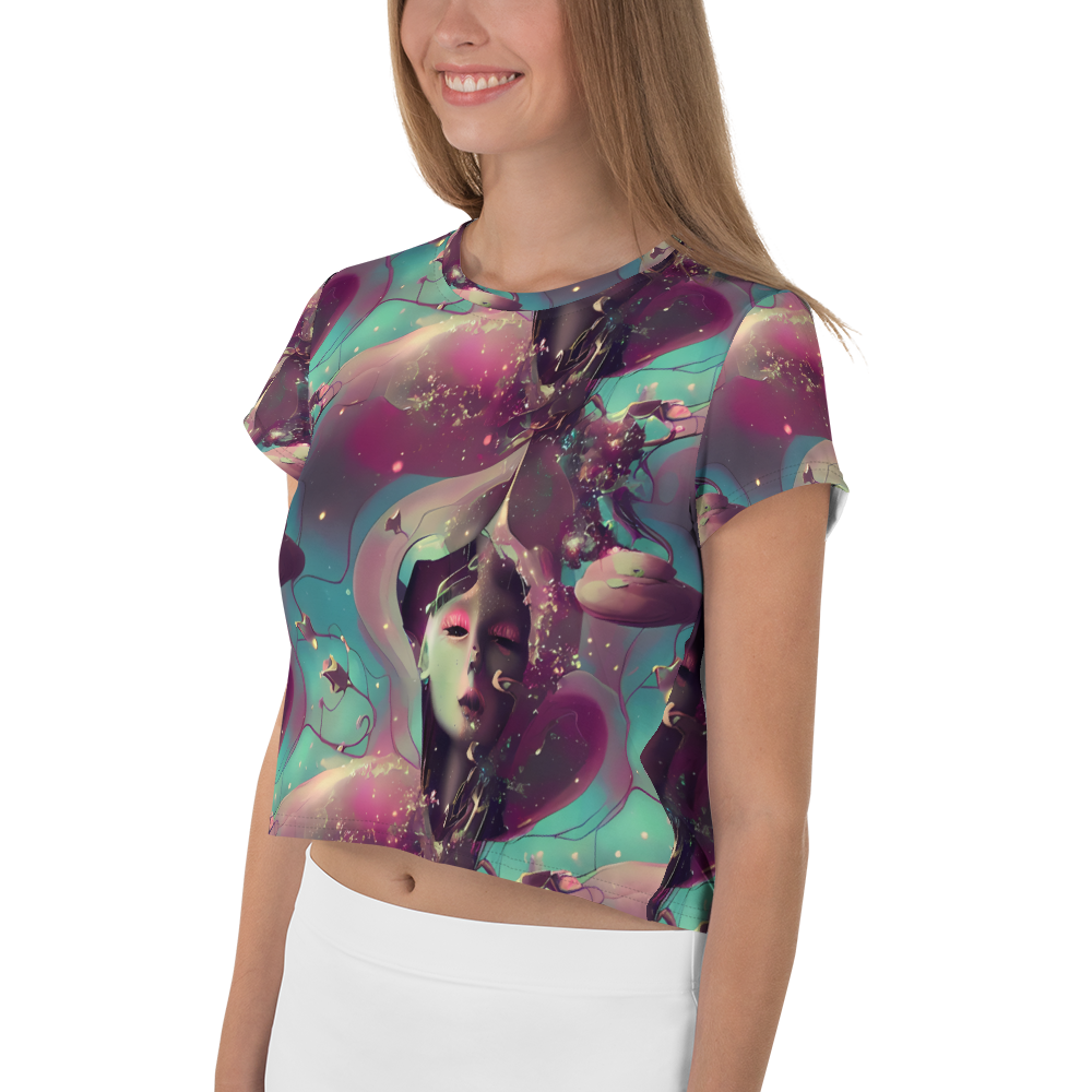 Women's Crop Tee - Nouveau Galaxy