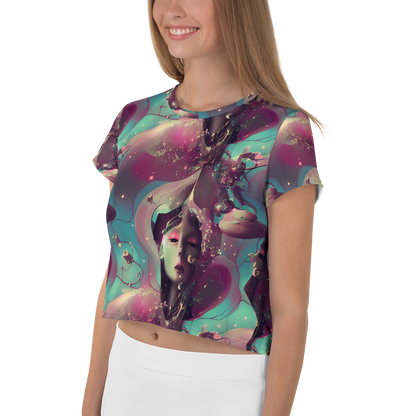 Women's Crop Tee - Nouveau Galaxy