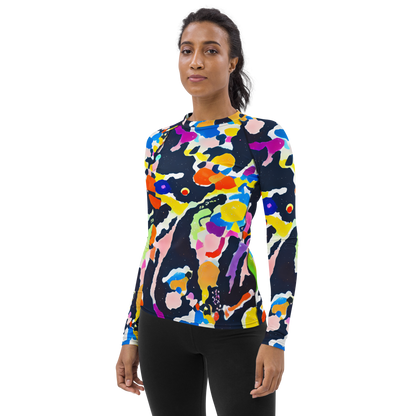 Women's Rash Guard - Kaleido Burst