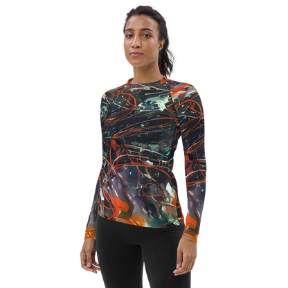 Women's Rash Guard - Chaos Canvas