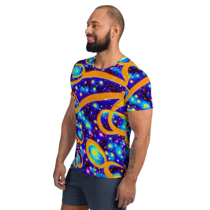 Men's Athletic T-Shirt - Epic Orbit