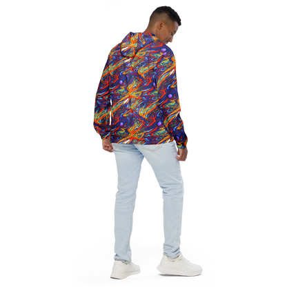 Men's Windbreaker - Galactic Ember