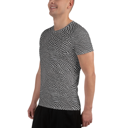 Men's Athletic T-Shirt - Hypnotic Waves