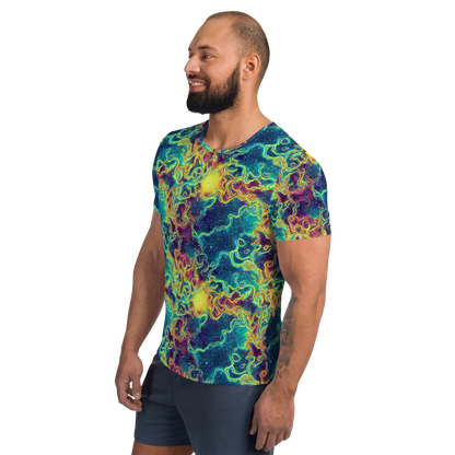 Men's Athletic T-Shirt - Echoed Pulses