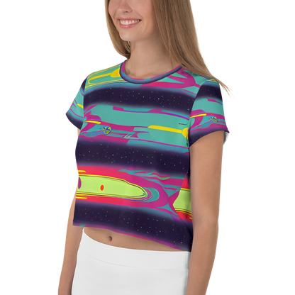 Women's Crop Tee - Astro Pop