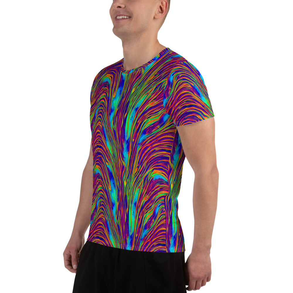 Men's Athletic T-Shirt - Lux Waves