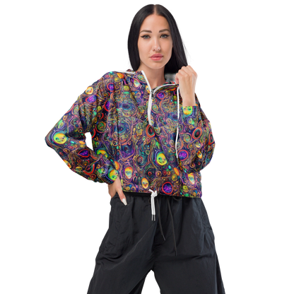 Women's Cropped Windbreaker - Jansson's Nebula