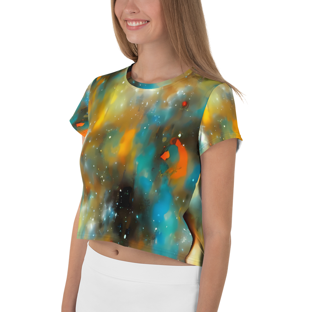 Women's Crop Tee - Abstract Tapestries